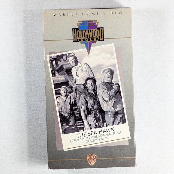 3/$15 The Seahawk (1940) with Errol Flynn Hollywood Gold VHS tape - Picture 1 of 7
